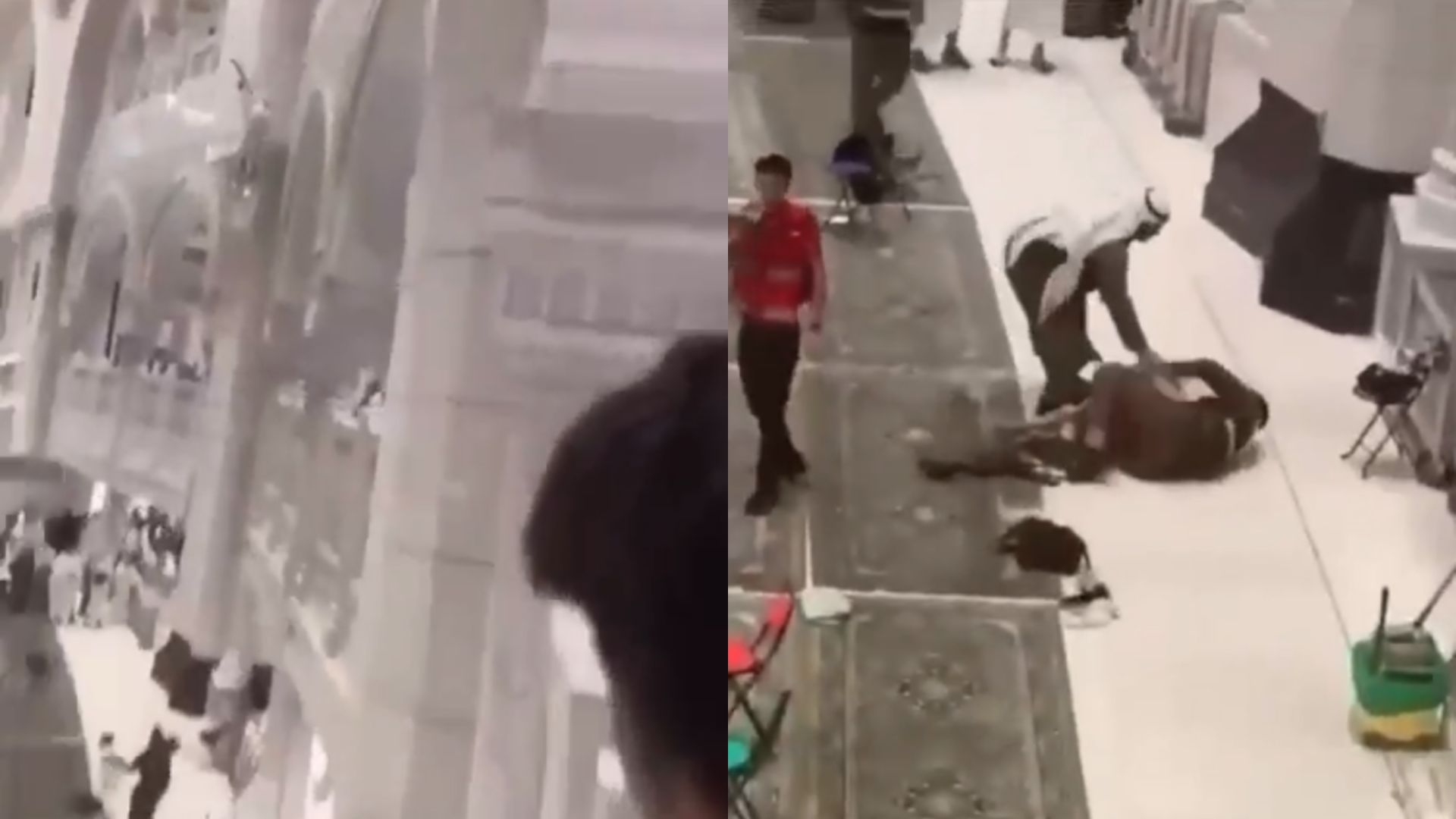 On Camera, Man Attempts Suicide From Mecca's Grand Mosque. How He Was Saved