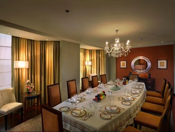  The suite comes with a large living room. Photo: ITC