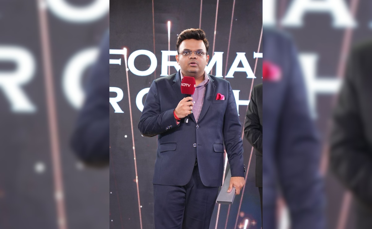 Jay Shah Receives Transformational Leader Of The Year Award At NDTV Indian Of The Year 2025