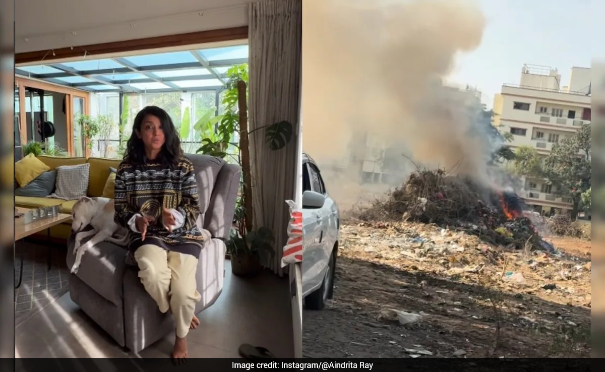 Actor Flags Garbage Burning Near Bengaluru Home