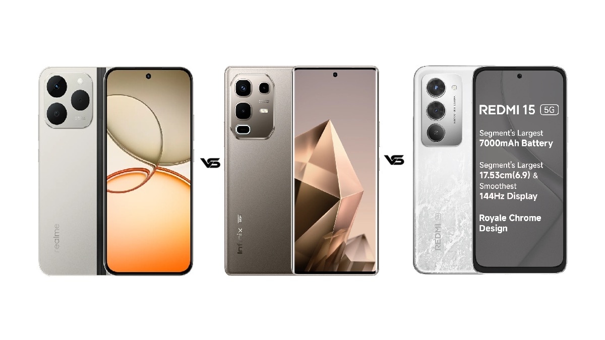 Realme Narzo 90 5G vs Redmi 15 5G vs Infinix Note 50s 5G+: आपके लिए कौन सा मोबाइल है बेस्ट?