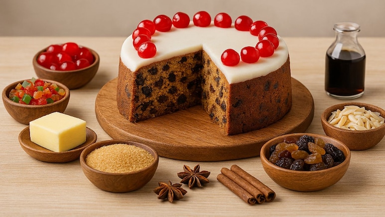 Christmas Cake के लिए सभी इंग्रेडिएंट्स एक ही जगह अवेलेबल, कम कीमत में खरीदें और घर पर बनाएं परफेक्ट केक