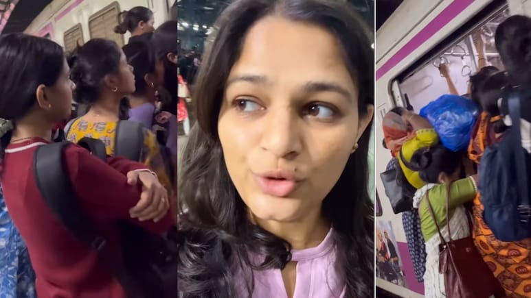 VIDEO: आपली लेक, सून ऑफिसला कशी जाते? तरुणीने दाखवलं वास्तव, ठाणे स्टेशनवरील धक्कादायक व्हिडिओ