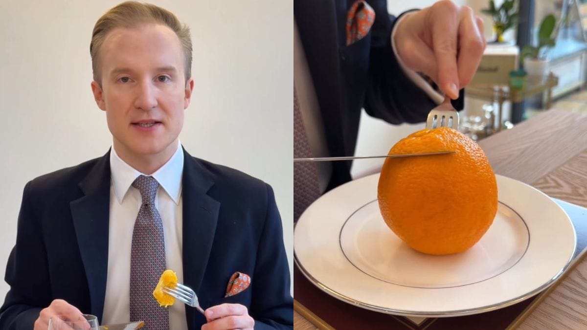 Etiquette Coach Teaches How To Formally Eat An Orange, Internet Cannot Stop Laughing