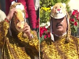 सिर से पांव तक तेंदुए का गेटअप, आखिर ऐसी वेश-भूषा बनाकर विधानसभा क्यों पहुंचे विधायक? Video सिर से पांव तक तेंदुए का गेटअप, आखिर ऐसी वेश-भूषा बनाकर विधानसभा क्यों पहुंचे विधायक? Video