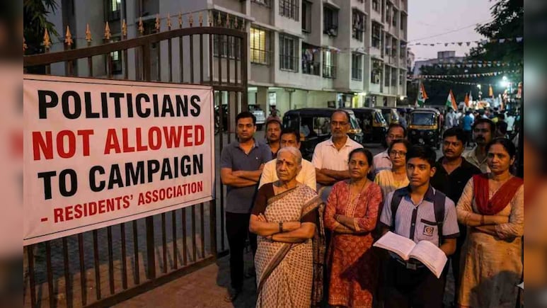 मुंबई की सोसाइटी ने सियासत से कर ली बगावत, नेताओं की एंट्री की बंद