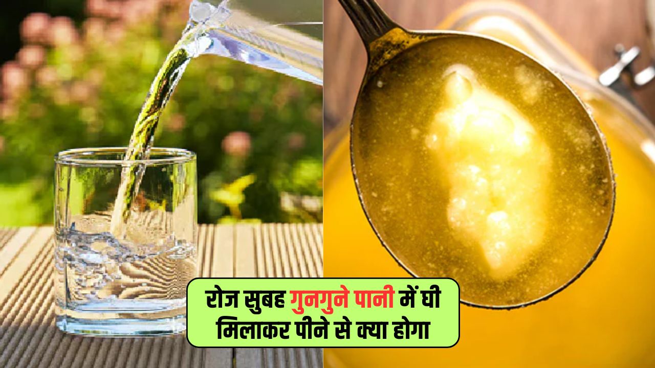 रोज सुबह गुनगुने पानी में 1 चम्मच घी मिलाकर पीने से क्या होता है? सेलिब्रिटी न्यूट्रिशनिस्ट ने बताए कमाल के फायदे