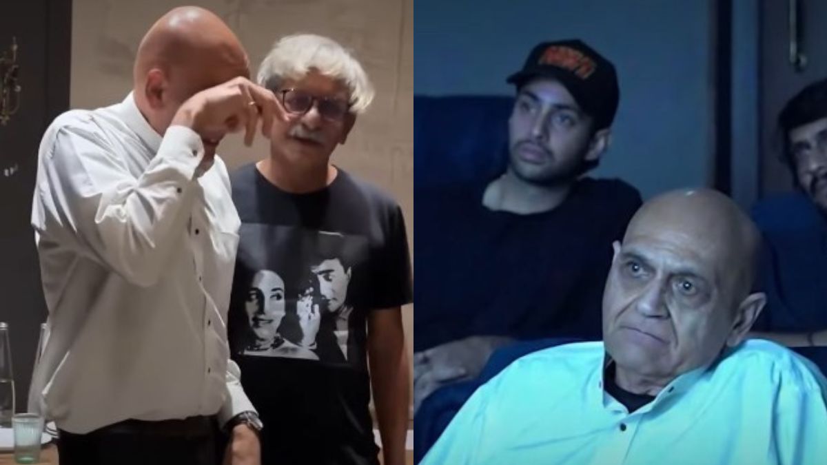 Watch: Arun Khetarpal's Brother Gets Emotional, Hugs Agastya Nanda After <i>Ikkis</i> Screening