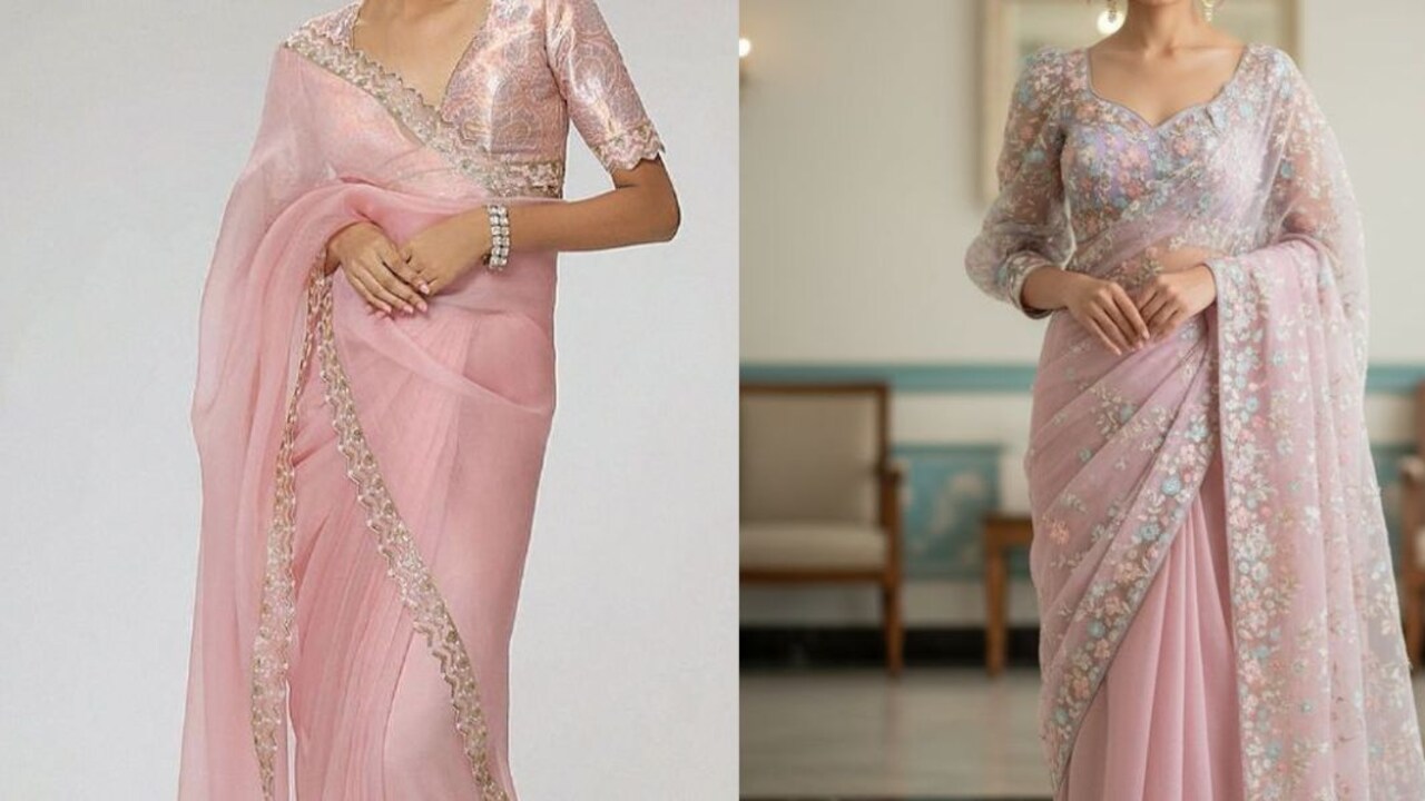 Find best 5 party wear sarees for women during the Wardrobe Refresh Sale on Amazon