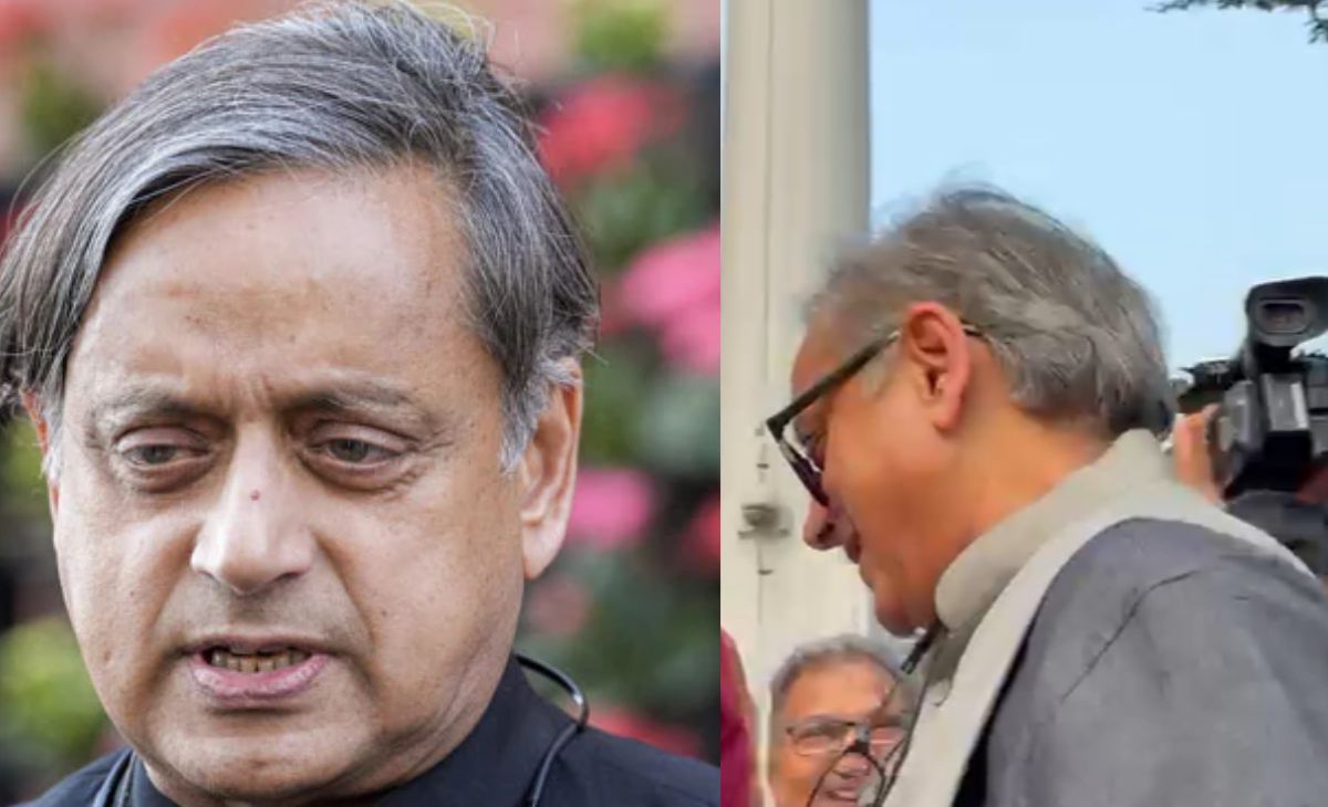मुस्कराए, हाथ हिलाया... लंबे इंतजार के बाद भागते-भागते कांग्रेस की बैठक में नजर आए शशि थरूर