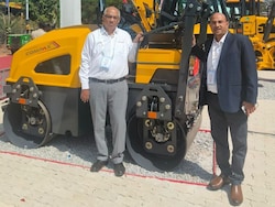 EXCON 2025: Mahindra Showcases Compax Mini Compactor With Dual Frequency Vibration Modes