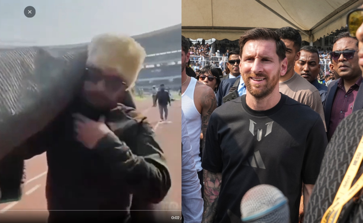 Messi Fan Takes Kolkata Stadium's Carpet Home To Compensate Ticket Cost