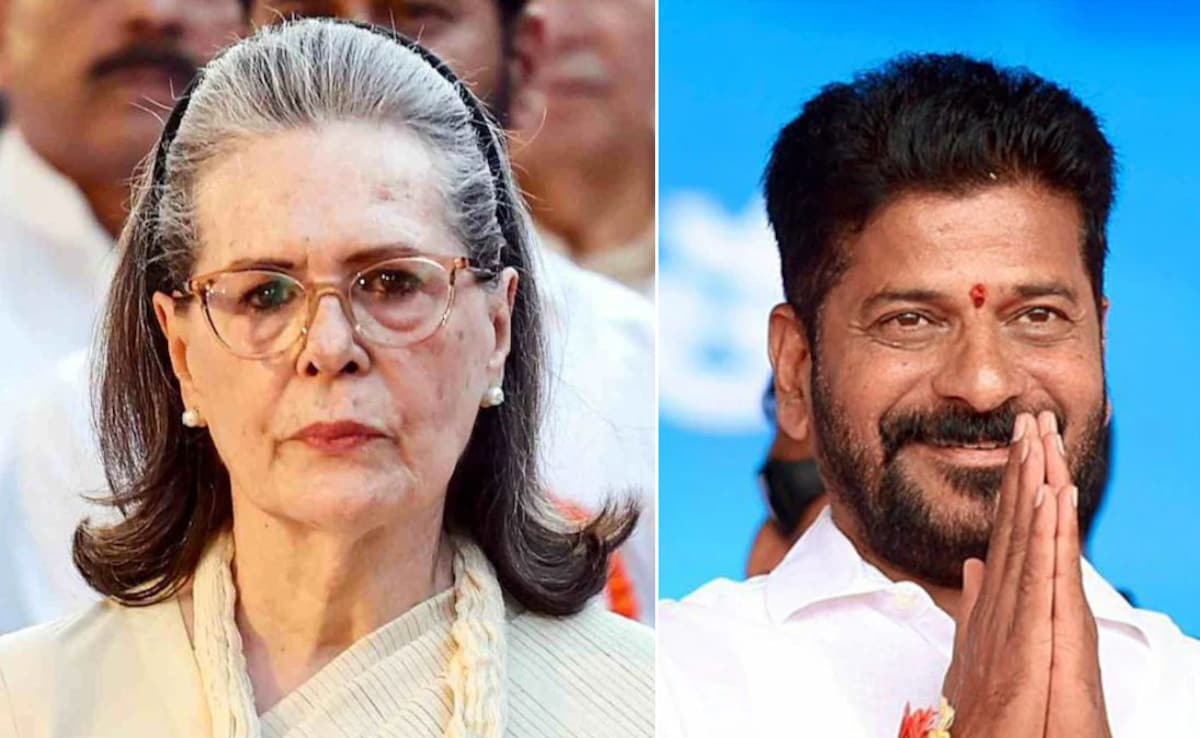 Revanth Reddy's "Christmas" Credit To Sonia Gandhi Draws BJP Fire