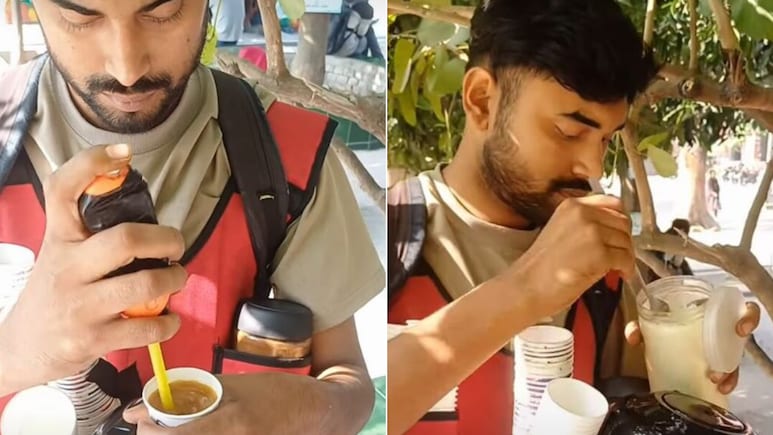 कॉफी बेचने का धांसू जुगाड़, लड़के ने रोड पर बना दिया माहौल, लेकिन लोगों को सताया ये डर