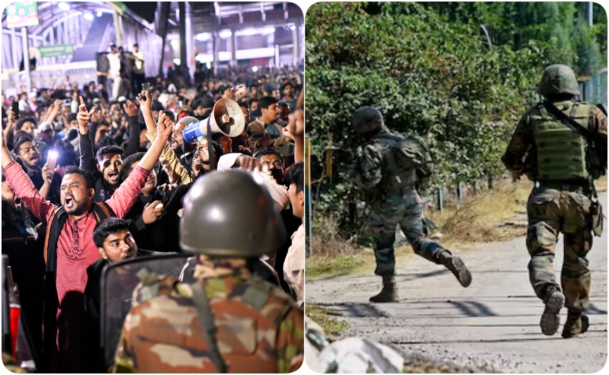 बांग्&zwj;लादेश हिंसा के बीच तस्&zwj;करों का पीछा करते हुए बॉर्डर पार पहुंचा BSF जवान, जानें फिर क्&zwj;या हुआ?