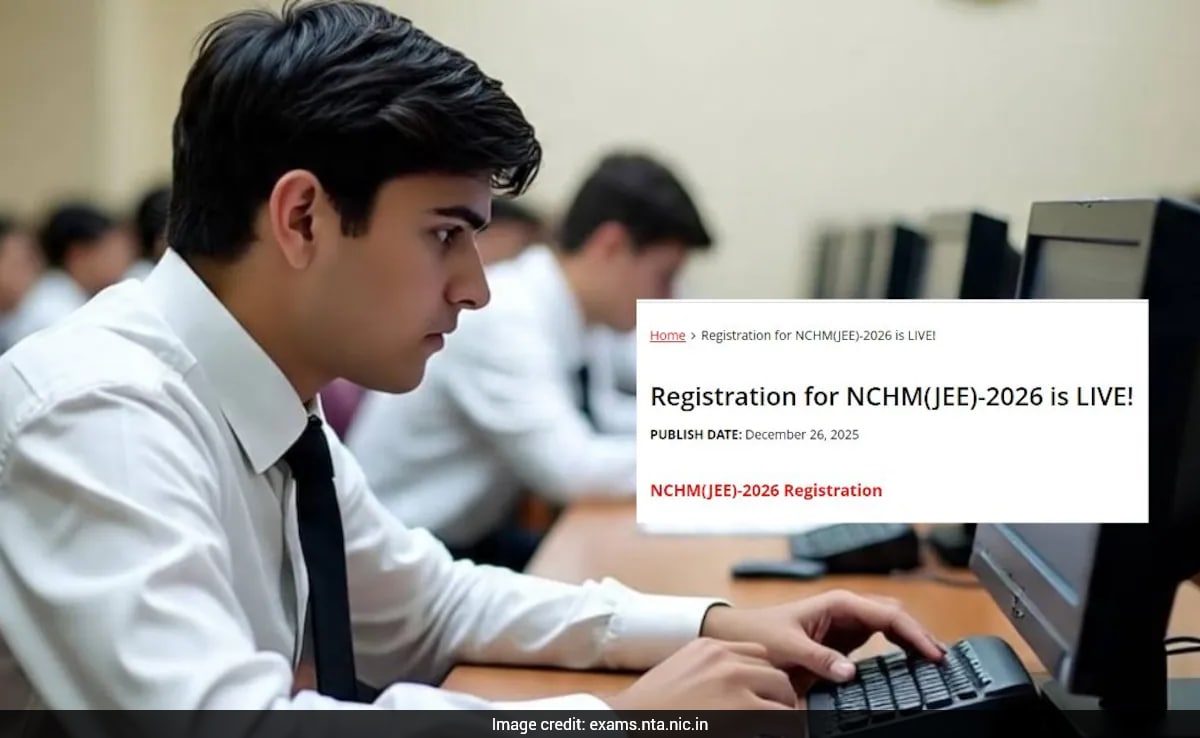 Hotel Management Joint Entrance Exam 2026 Registration Live, Exam On April 25