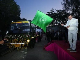 MP के पर्यटकों के लिए खुशखबरी, CM मोहन ने 10 वीविंग कैंटर बसों को दिखाई हरी झंडी, एक साथ 19 पर्यटक ले सकेंगे जंगल सफारी का आनंद