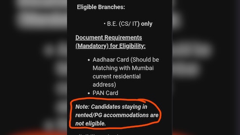 Mumbai Company's Job Ad Bars Candidates Living In PGs Or Rented Flats, Triggers Backlash