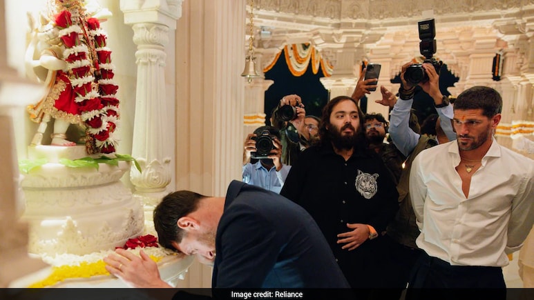 Have You Seen These Viral Messi Pics From Vantara Yet?