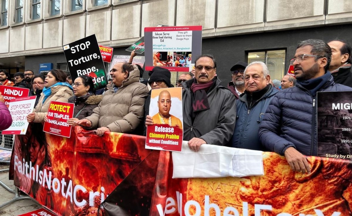 Protest In London Against Killings Of Hindus In Bangladesh