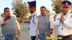 बिना हेलमेट होने वाला था चालान, फिर शख्स ने बताई ऐसी समस्या, पुलिसवाले ने भी जोड़ लिए हाथ