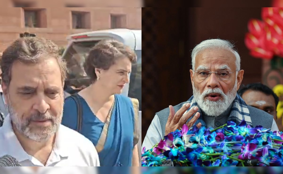 Rahul Gandhi's 'No Comment' Reply To PM's Jabs, Priyanka Gandhi's Retort