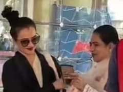 Rekha Pushes Fan At Airport, Refuses To Take Photo With Her. 