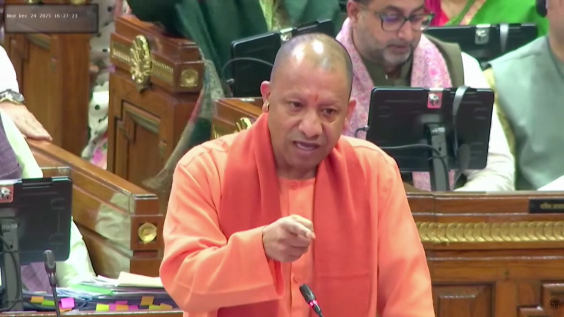 'Cried For Gaza, Why Silent On Bangladesh?': Yogi Adityanath Slams Opposition