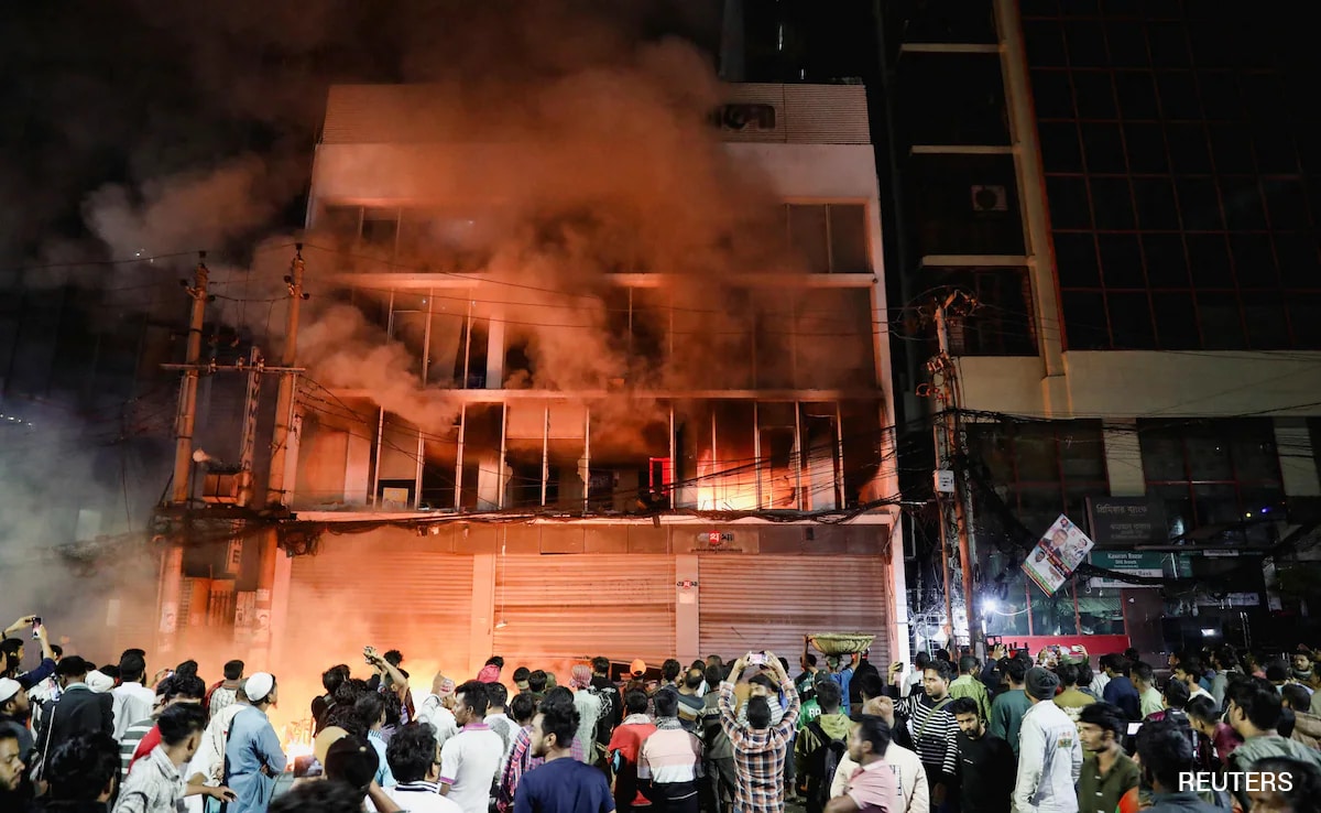 "Killing Me": 30 Bangladeshi Journalists Rescued From Office Set On Fire