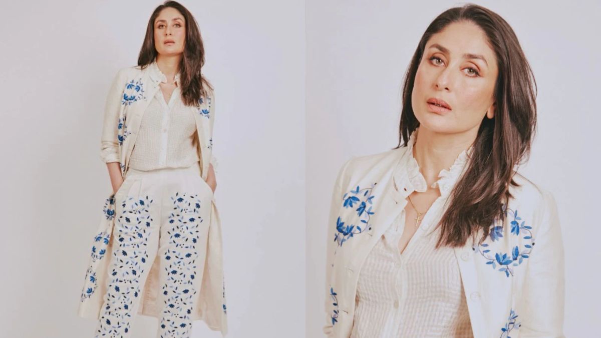 Kareena Kapoor Khan Steals The Spotlight In Mulberry Silk And Chanderi Outfit