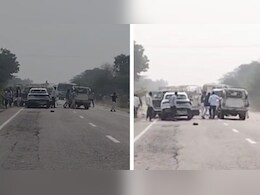 सांचौर में NH-68 पर बवाल, 2 गुटों में खूनी संघर्ष; हाईवे पर जा रही कई गाड़ियों में तोड़फोड़