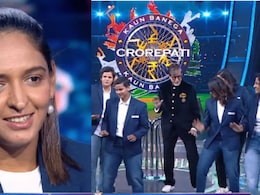 <i>Kaun Banega Crorepati 17</i>: Amitabh Bachchan Dances With Indian Women's Cricket Team