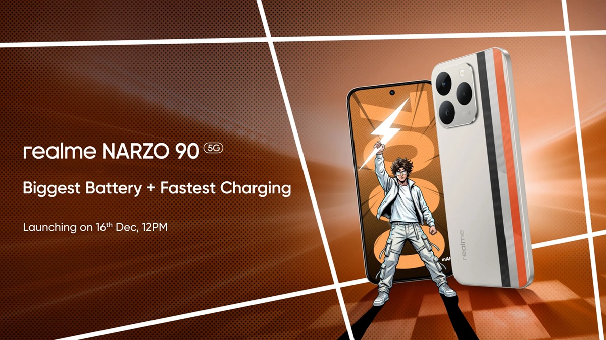 Realme Narzo 90x 5G, Narzo 90x 5G आज हो रहे भारत में लॉन्च, जानें कीमत से लेकर फीचर्स तक