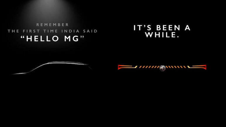 2026 MG Hector Teased For First Time; Here's What We Know So Far