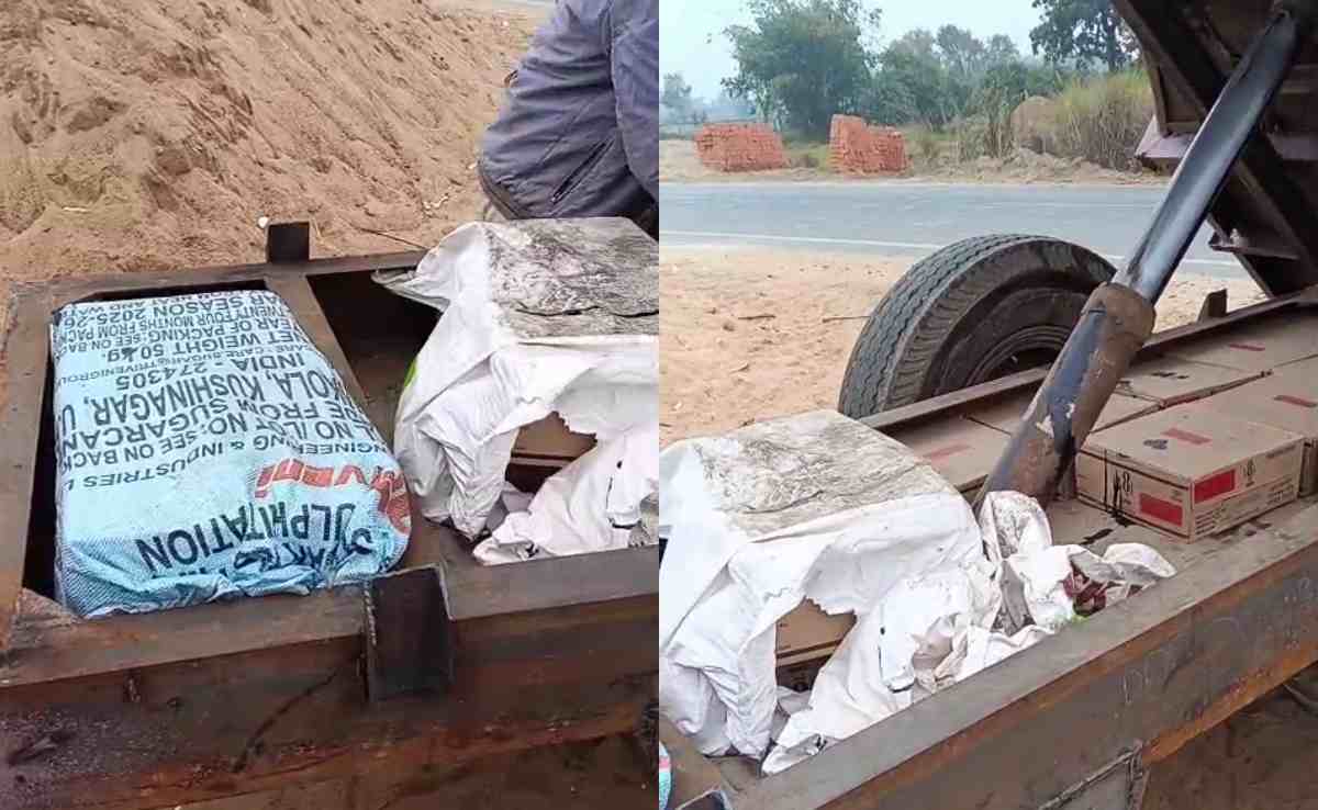 नए साल के जश्न में खलल! बिहार में 'पुष्पा स्टाइल' शराब तस्करी का भंडाफोड़