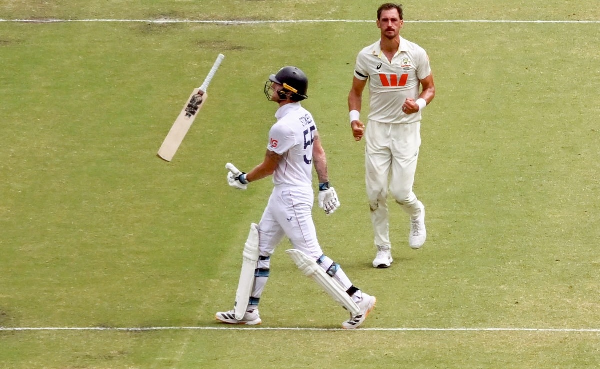 Ben Stokes Jumps In Frustration, Shouts At Himself After Dismissal In 3rd Ashes Test - Video