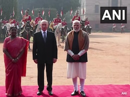 Putin Visits Raj Ghat After Guard Of Honour At Rashtrapati Bhavan