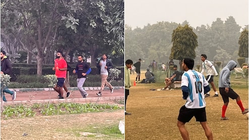 AQI 400 के पार, GRAP-4 लागू&hellip; फिर भी दिल्ली के पार्कों में ज़िंदगी की दौड़ जारी