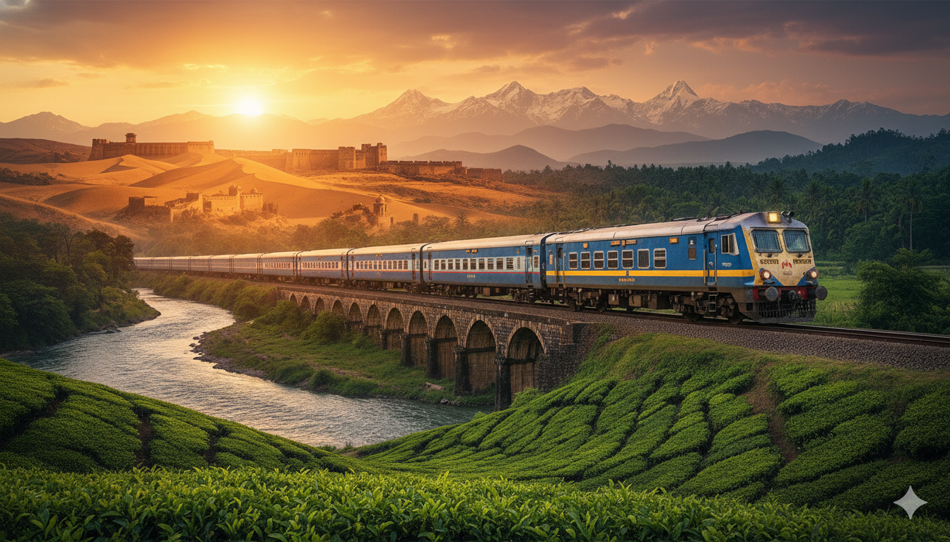 Watch: A Virtual Tour Of India's Longest Train Route Covering 9 States In 75 Hours
