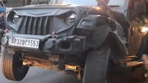 Delhi Teen Rents Thar, Crashes Into Vehicles As He Panics Seeing Family