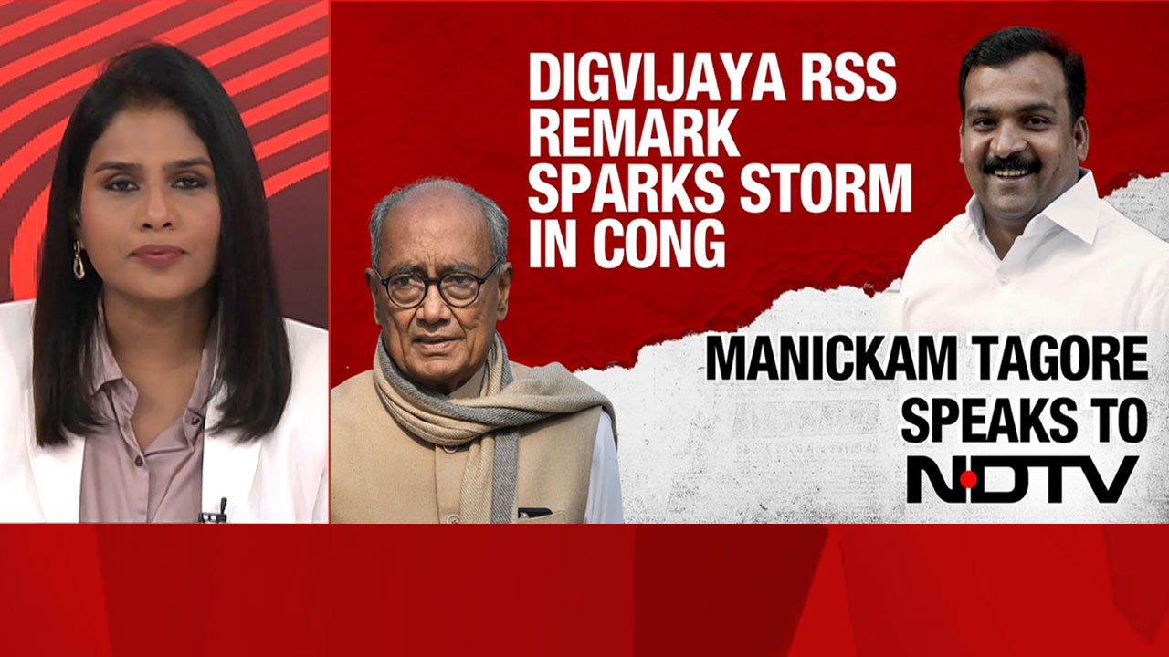 "Congress Must Learn From Its Own Past, Not RSS": Congress MP Manickam Tagore