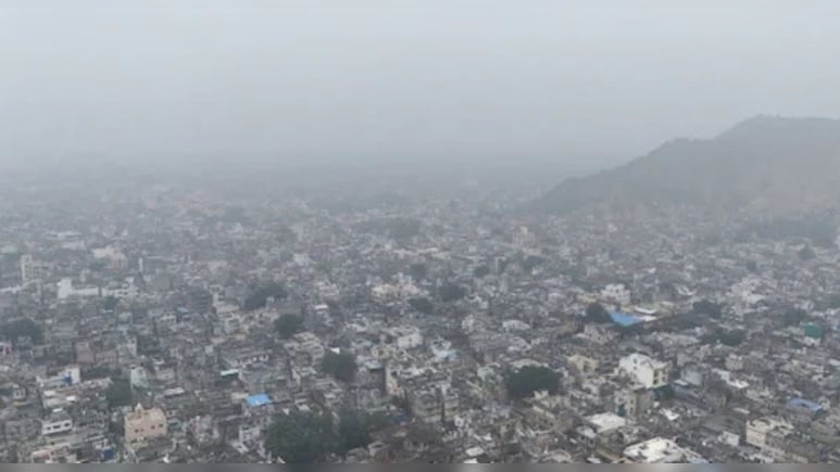 द&zwj;िल्&zwj;ली की राह पर चूरू, हवा हुई जहरीली; AQI 350 के पार; माउंट आबू में जमने लगी ओस की बूंद