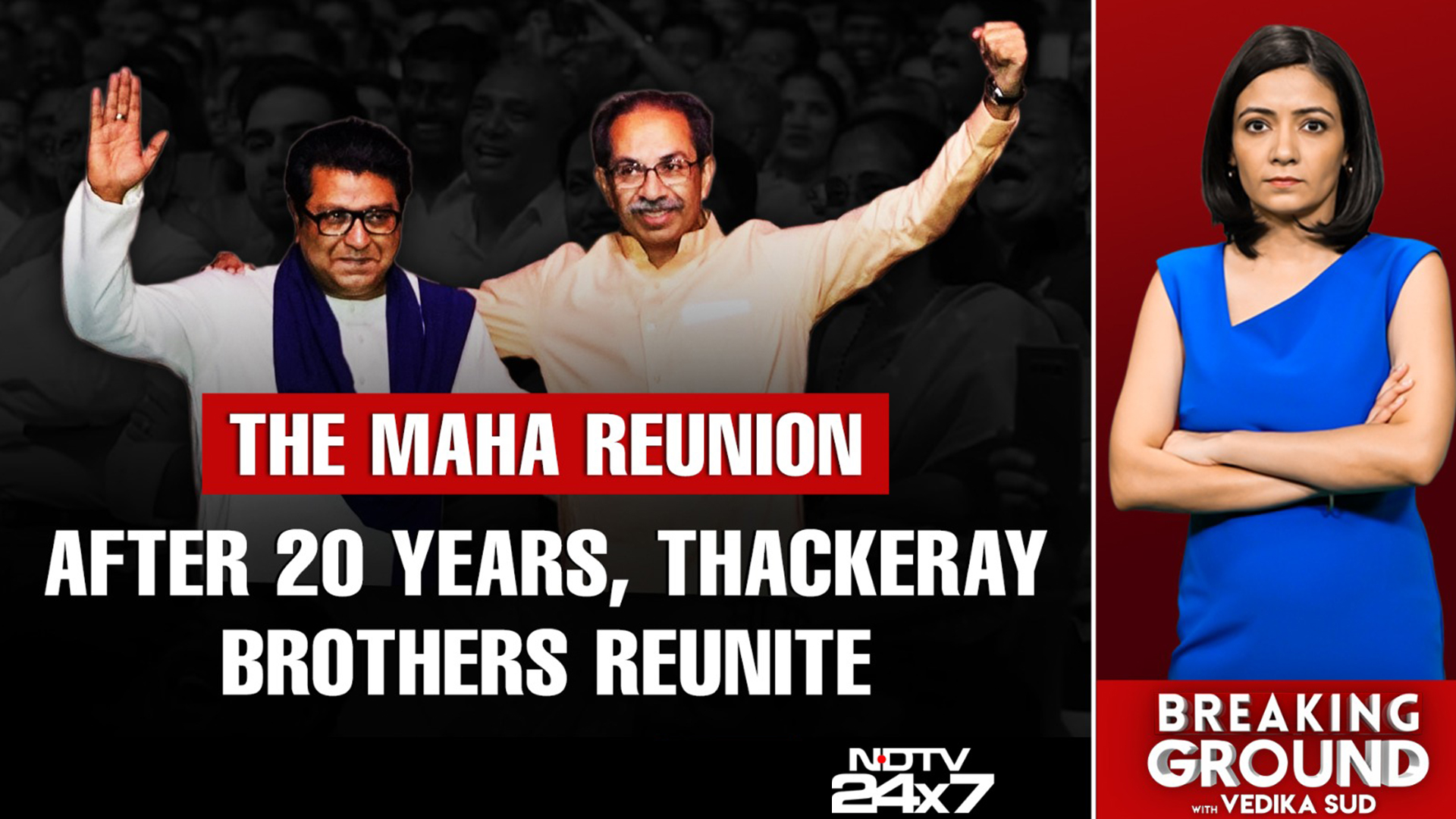 "Batenge Toh Katenge": Uddhav, Raj Thackeray Join Hands For Mumbai Civic Polls