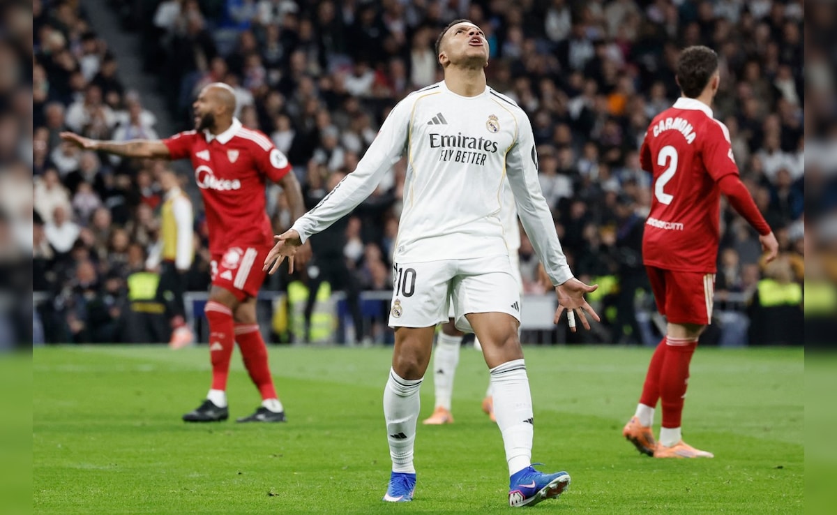Kylian Mbappe Matches Cristiano Ronaldo Record As Real Madrid Beat Sevilla