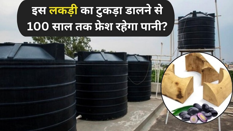 छत पर रखी पानी की टंकी में डालें इस देसी लकड़ी का टुकड़ा, पानी रहेगा महीनों तक फ्रेश, बदबू, काई सब गायब