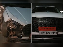 बीजेपी विधायक के बेटे का एक्सीडेंट! बाइक सवार को मारी टक्कर, लोगों ने घायल को पहुंचाया अस्पताल