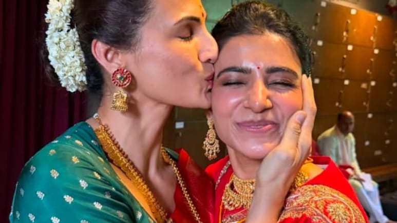 Samantha Thanks Her Yoga Teacher With New Photo From Coimbatore Wedding