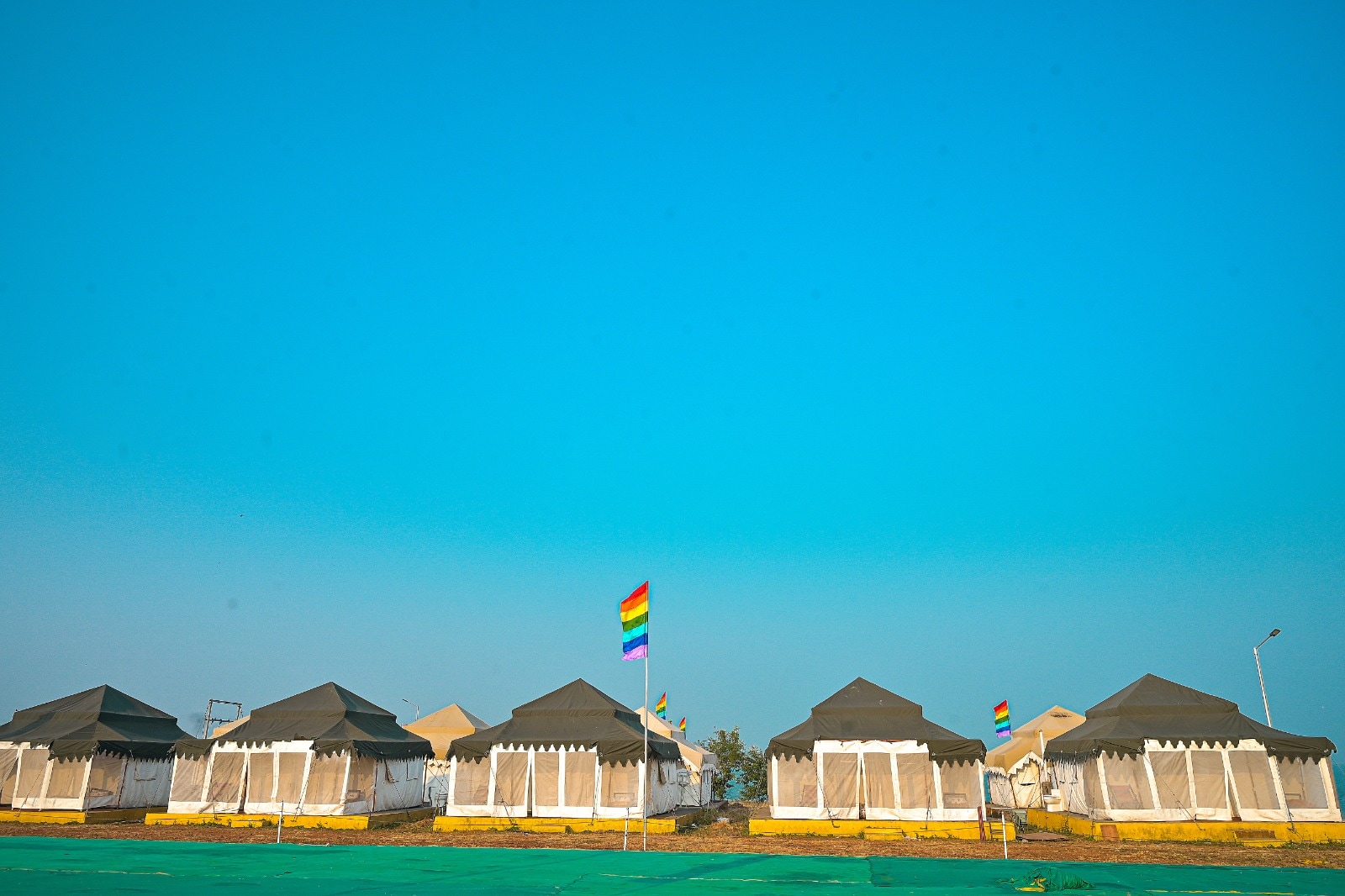 Hanuwantiya Jal Mahotsav: टेंट सिटी Hanuwantiya Jal Mahotsav: टेंट सिटी