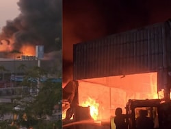 Fire Breaks Out At JCB Factory In Jaipur