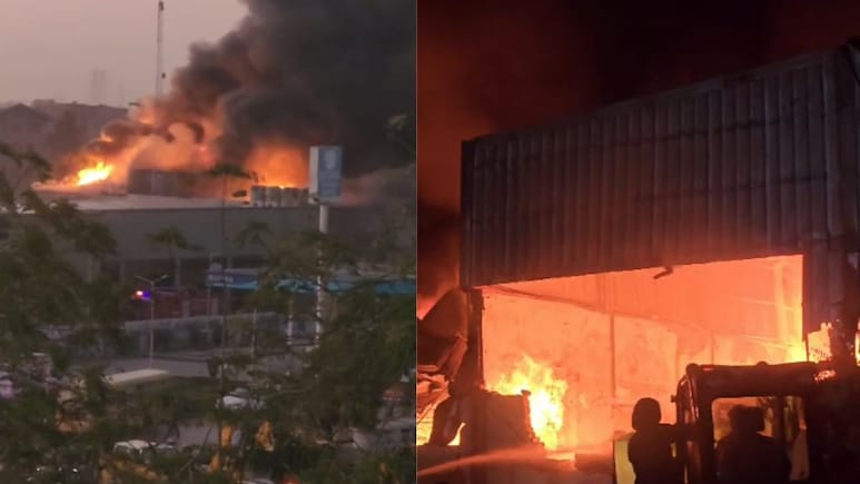 Fire Breaks Out At JCB Workshop In Jaipur, No Injuries